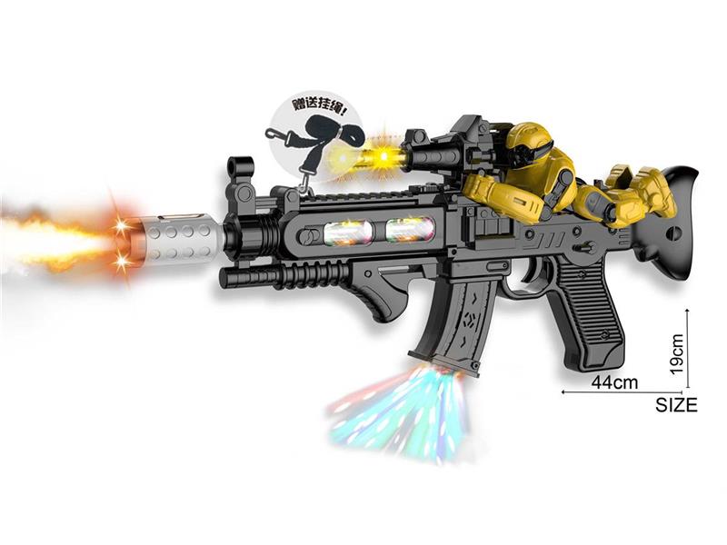 ELECTRIC GUN WITH LIGHT AND SOUND